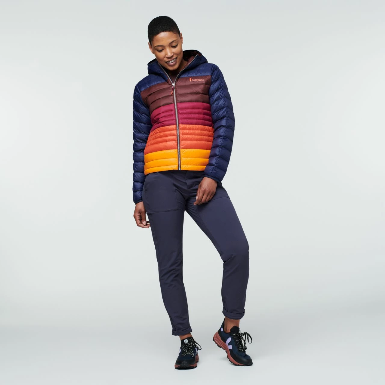 Cotopaxi Fuego Down Hooded Jacket Colorblock - Women's (Fall 2022) - Image 12